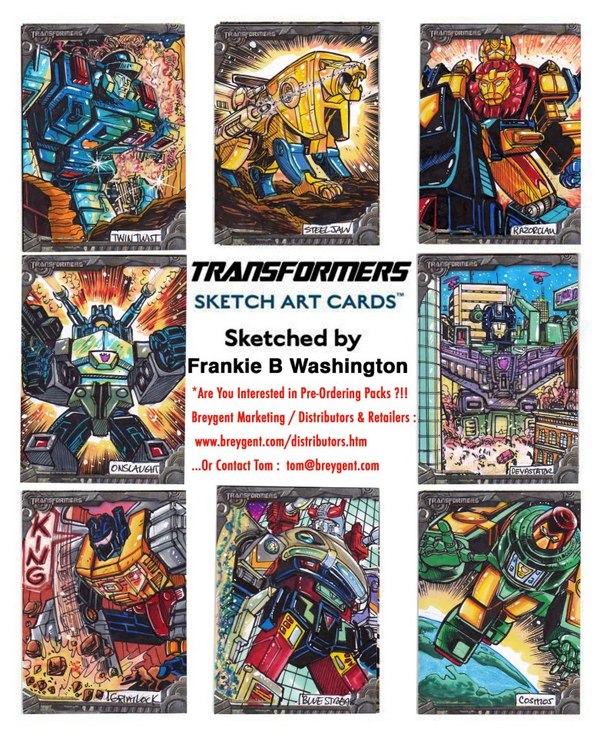 Transformers Sketch Cards By Breygent Marketing Preview G1 Cards Art  (1 of 10)